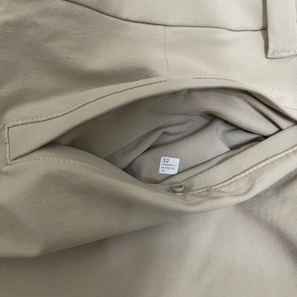 Lululemon Men Beige Pant 32" New without Tag - Picture 4 of 10